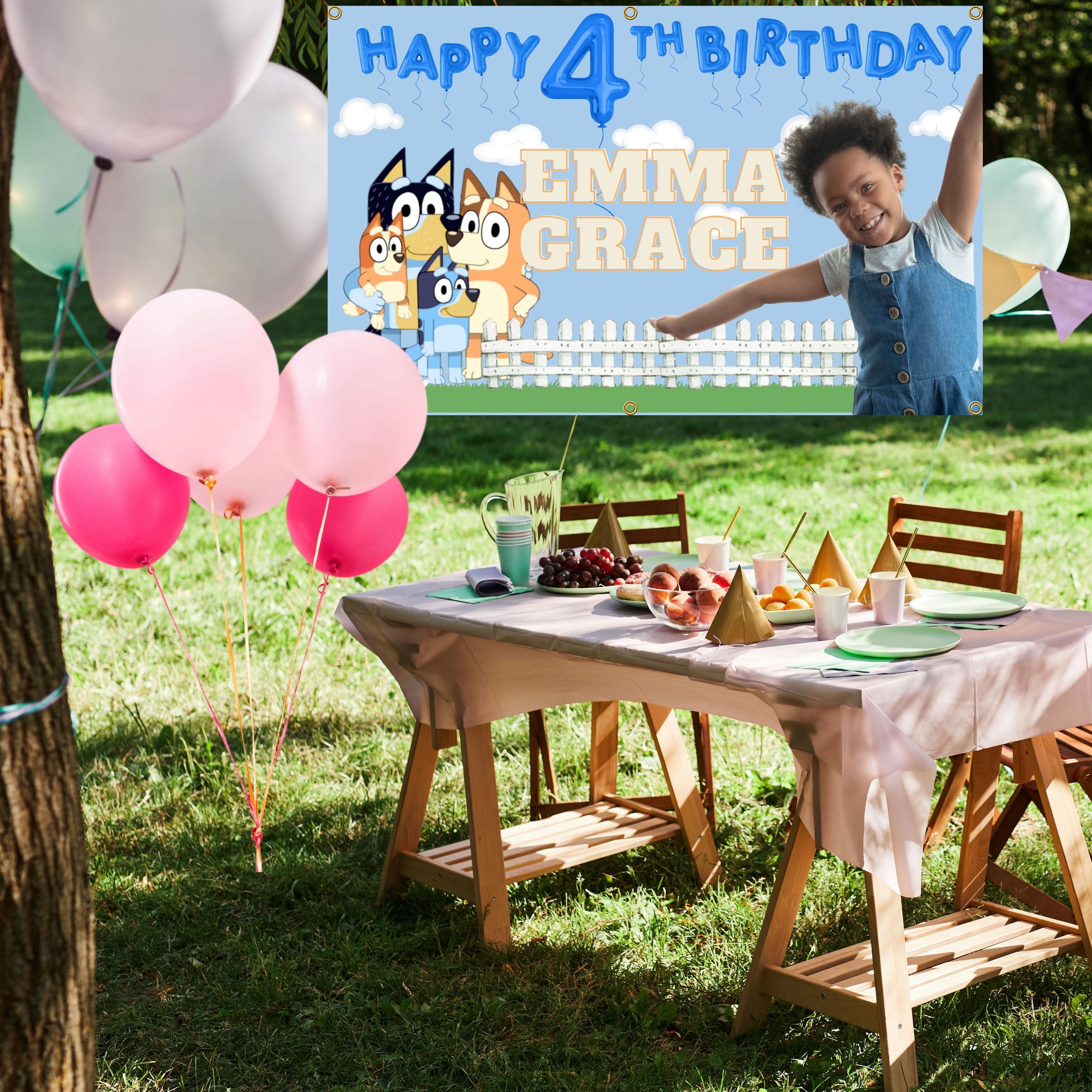Photo Birthday Banner – Personalized banner with photos.
