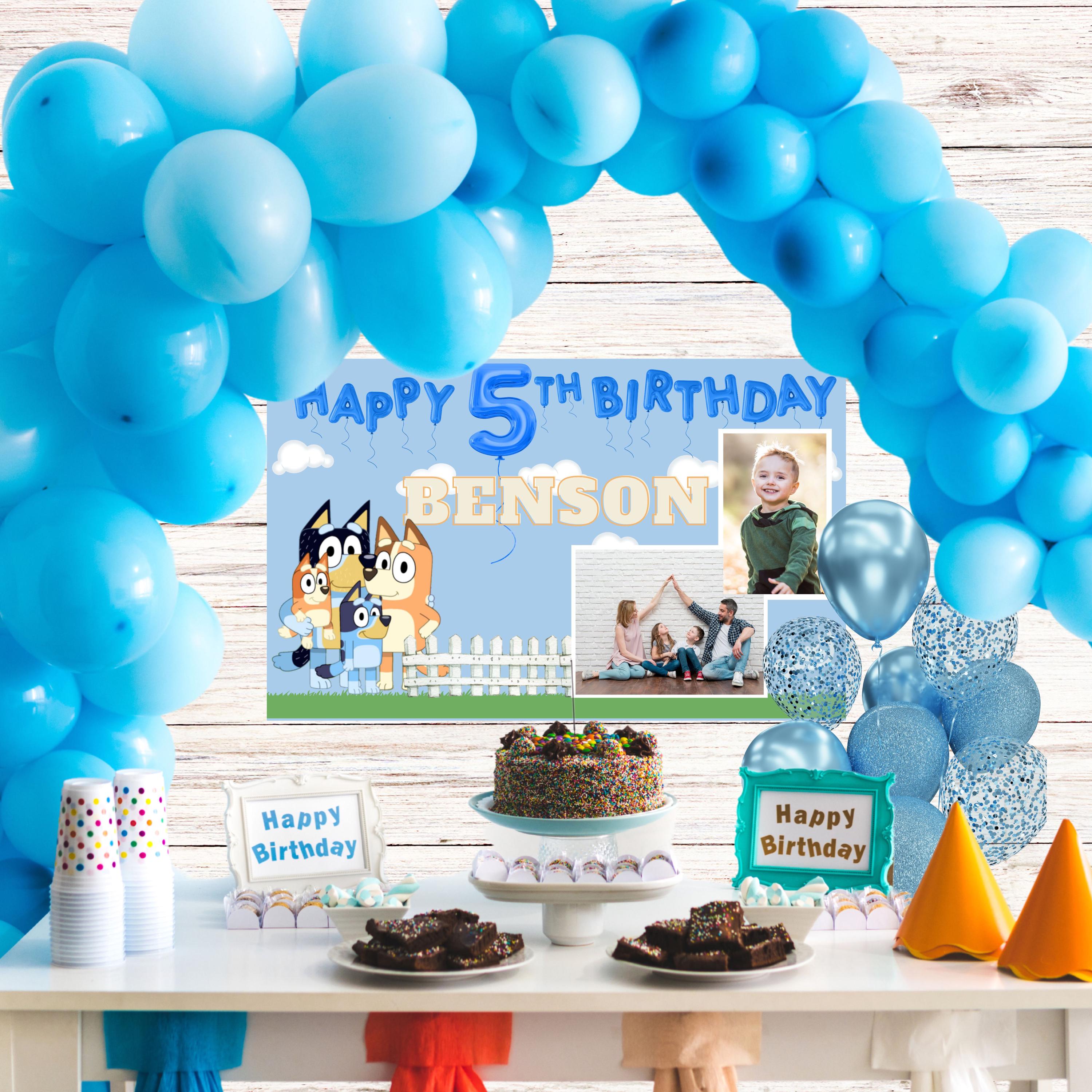 Photo Birthday Banner – Personalized banner with photos.
