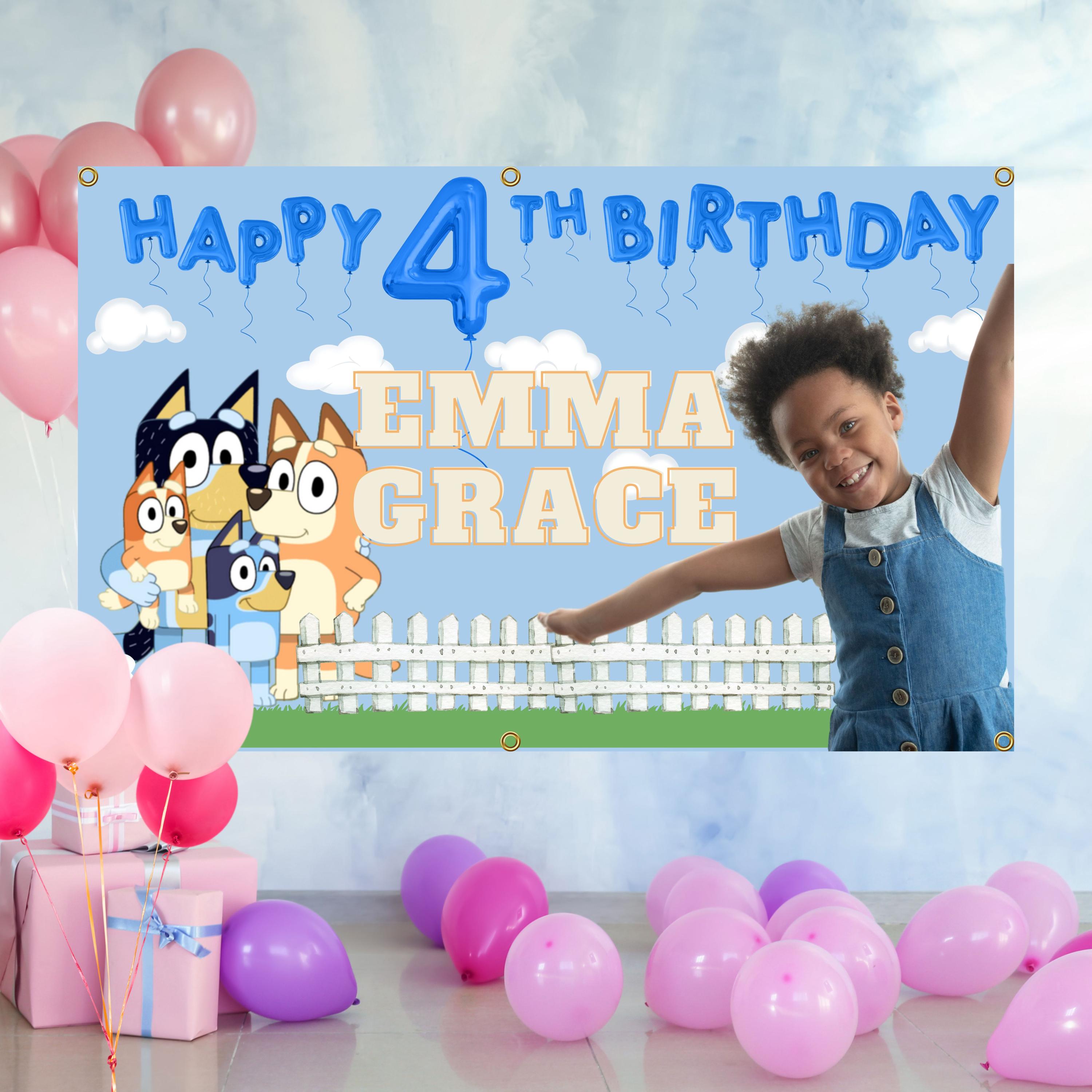 Photo Birthday Banner – Personalized banner with photos.