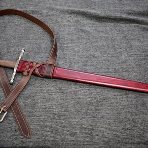 Custom Wood Core Scabbard