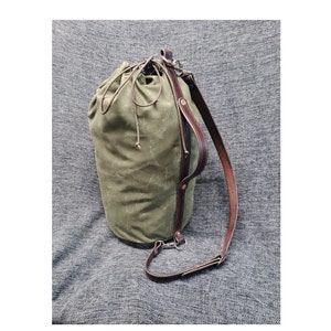 Waxed Canvas Duffel Bag