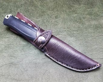 Vertical Leather Sheath for the Benchmade Steep Country