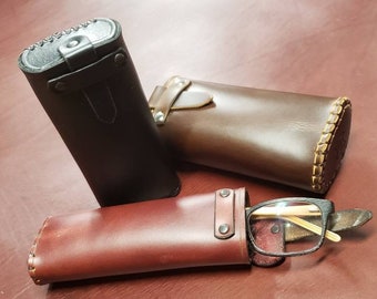 Handmade leather Glasses Case