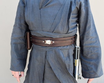 Handmade Leather Space Wizard Belt