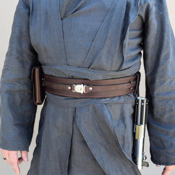 Handmade Leather Space Wizard Belt