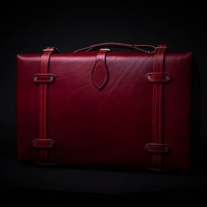 Handmade Leather Suitcase image 1