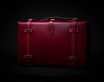 Handmade Leather Suitcase