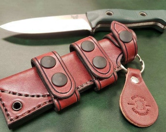 leather scout sheath for the 163-1 Benchmade Bushcrafter