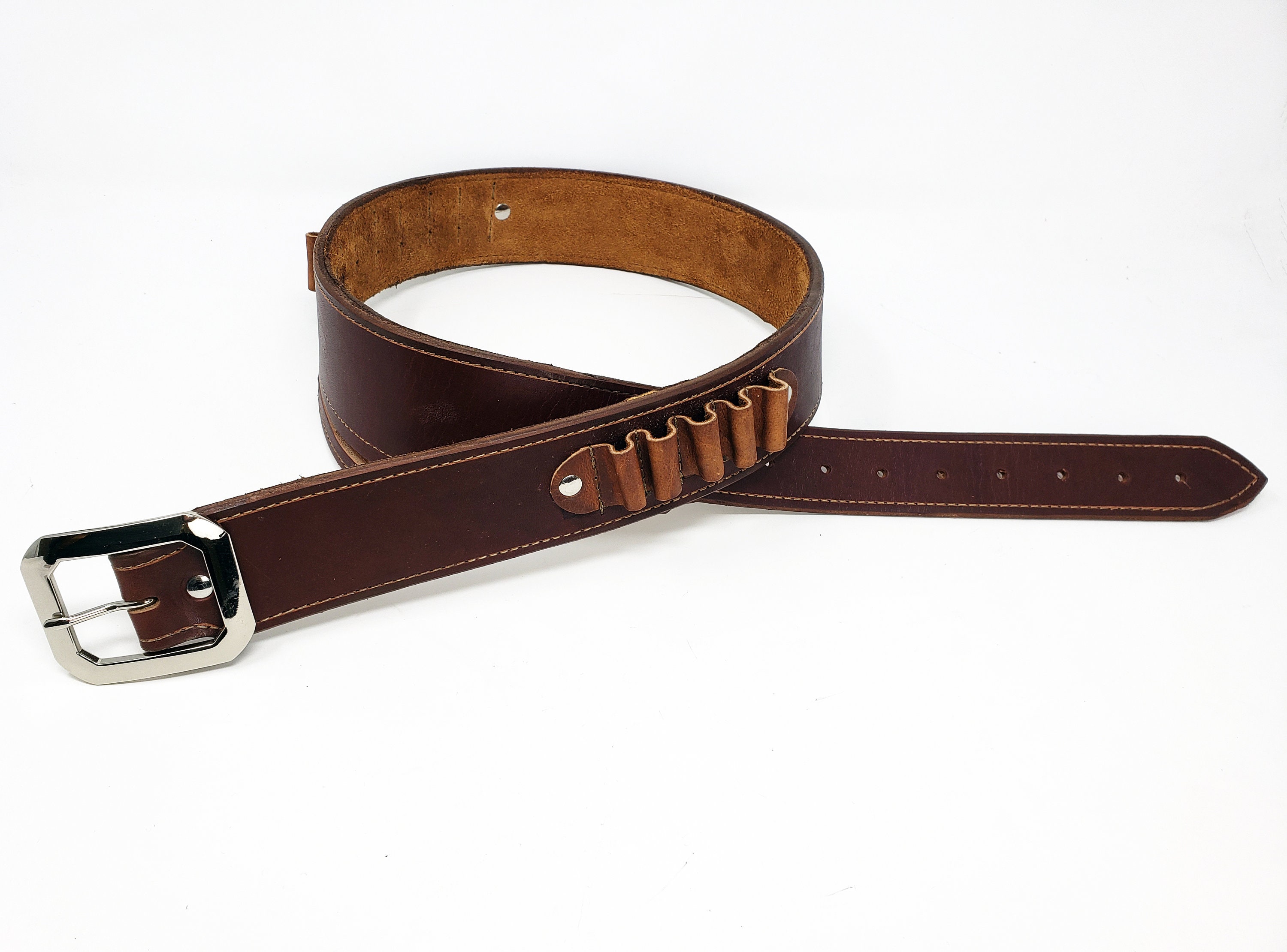 The Operator Gunbelt with Cobra Buckle - Grommet's Leathercraft