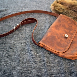 La sacoche en cuir de bison « Outlaw »