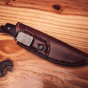Leather Pocket Sheath for the Benchmade Hidden Canyon Hunter