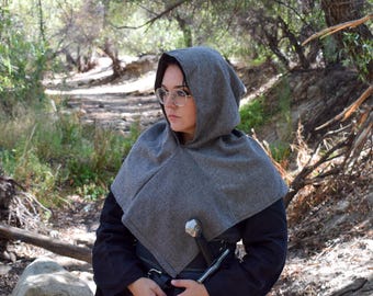 Wool Viking Hood