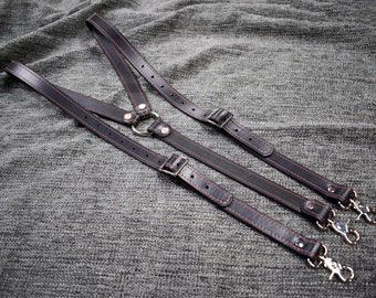 Upgraded Leather Suspenders