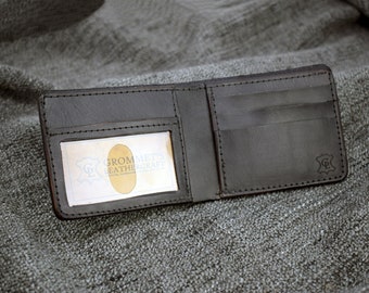 ID Slot leather Bifold Wallet