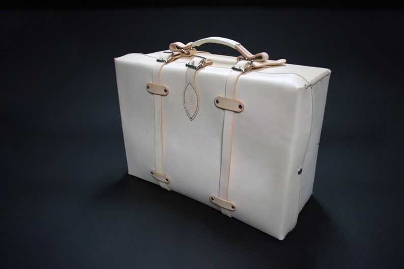 Handmade Leather Suitcase image 3