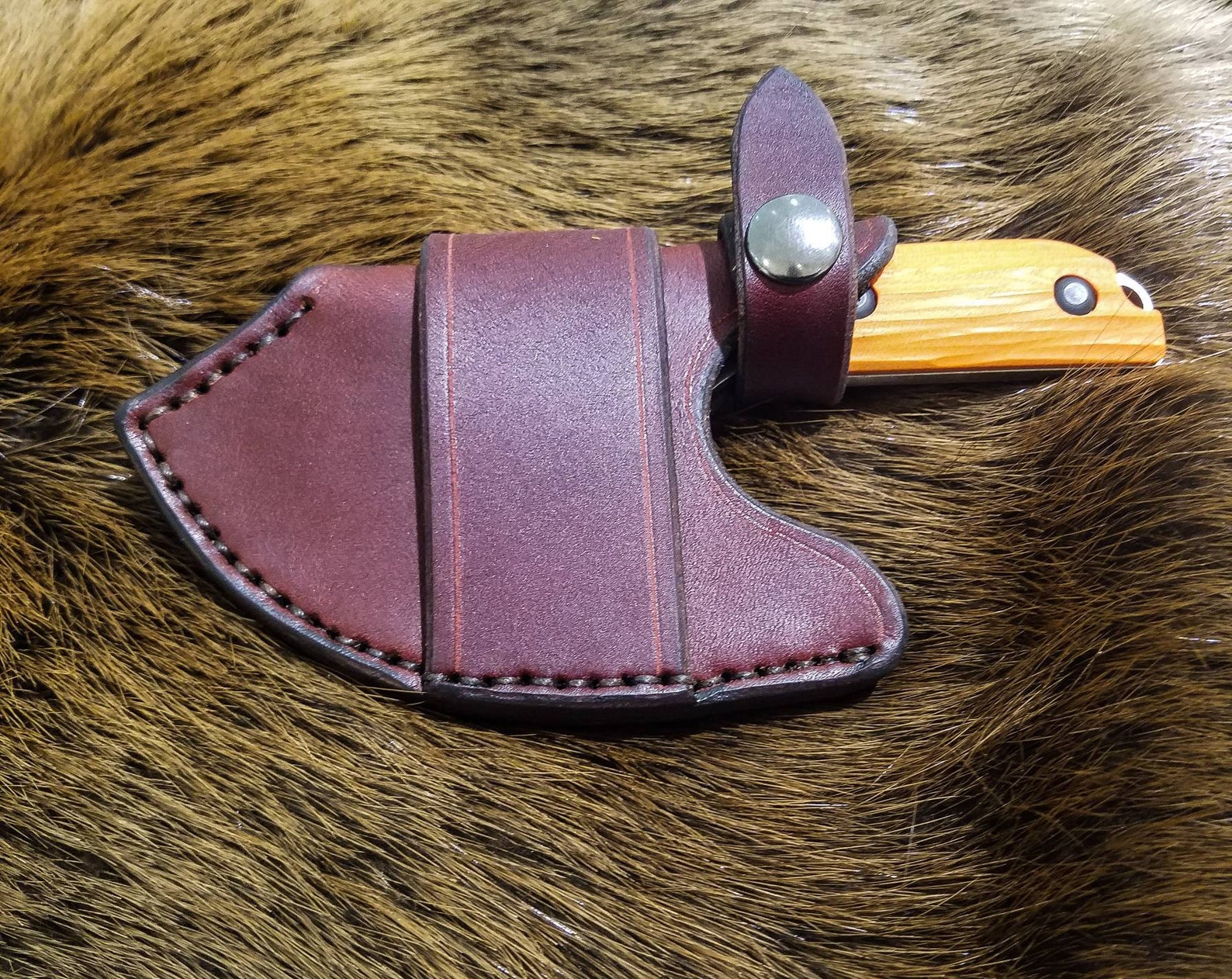 Leather Scout Sheath for the Benchmade Nestucca Cleaver - Etsy