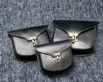 Molded Leather Belt Pouch