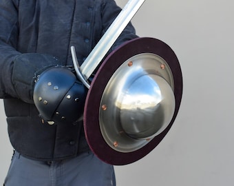 XL Hardened Leather Buckler