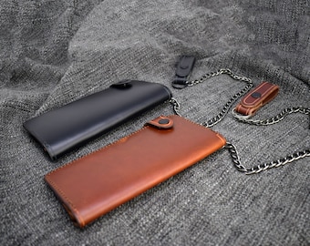 Leather Trucker Wallet