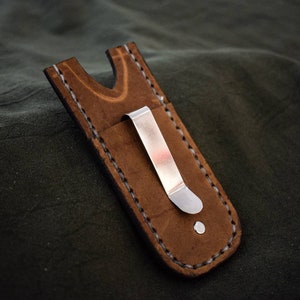 Leather Pocket Slip for the Benchmade Proper w&#39; Pocket Clip