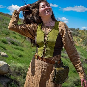 Suede Bodice