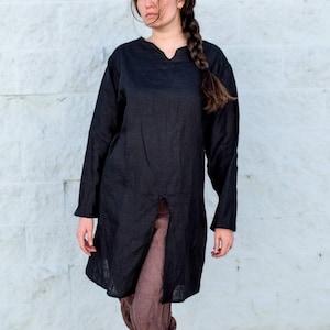 Women&#39;s Linen Long Tunic