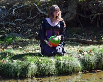 Handmade Leather Poison Apple Bag