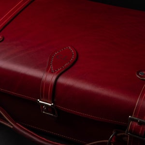 Handmade Leather Suitcase image 9