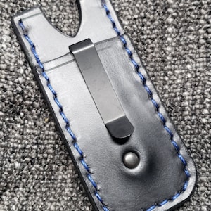 Leather Pocket Slip for the Benchmade Tengu w&#39; Pocket Clip