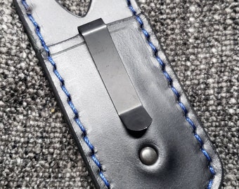 Leather Pocket Slip for the Benchmade Tengu w' Pocket Clip