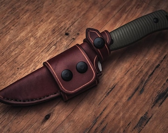 Handmade Leather Sheath for the Benchmade Anonimus