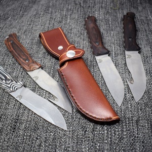 Handmade Leather Sheath For The Benchmade Saddle Mountain Skinner