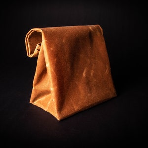 Waxed Canvas Lunch Bag
