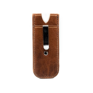 The Leather Scabbard for Victorinox 130 Mm is Made of Genuine Leather  /leather Case With Belt Clip for Victorinox Ranger Wood 55. 