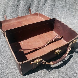 Handmade Leather Suitcase image 8