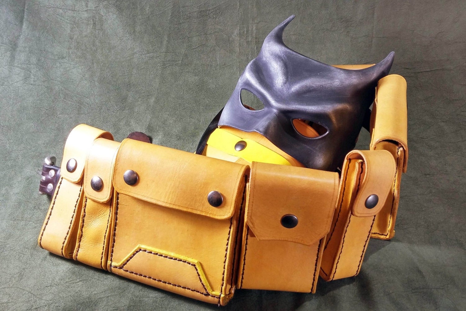 Batman Leather Utility Belt | Etsy