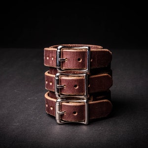 The &quot;Dav&quot; Leather Wrist Cuff