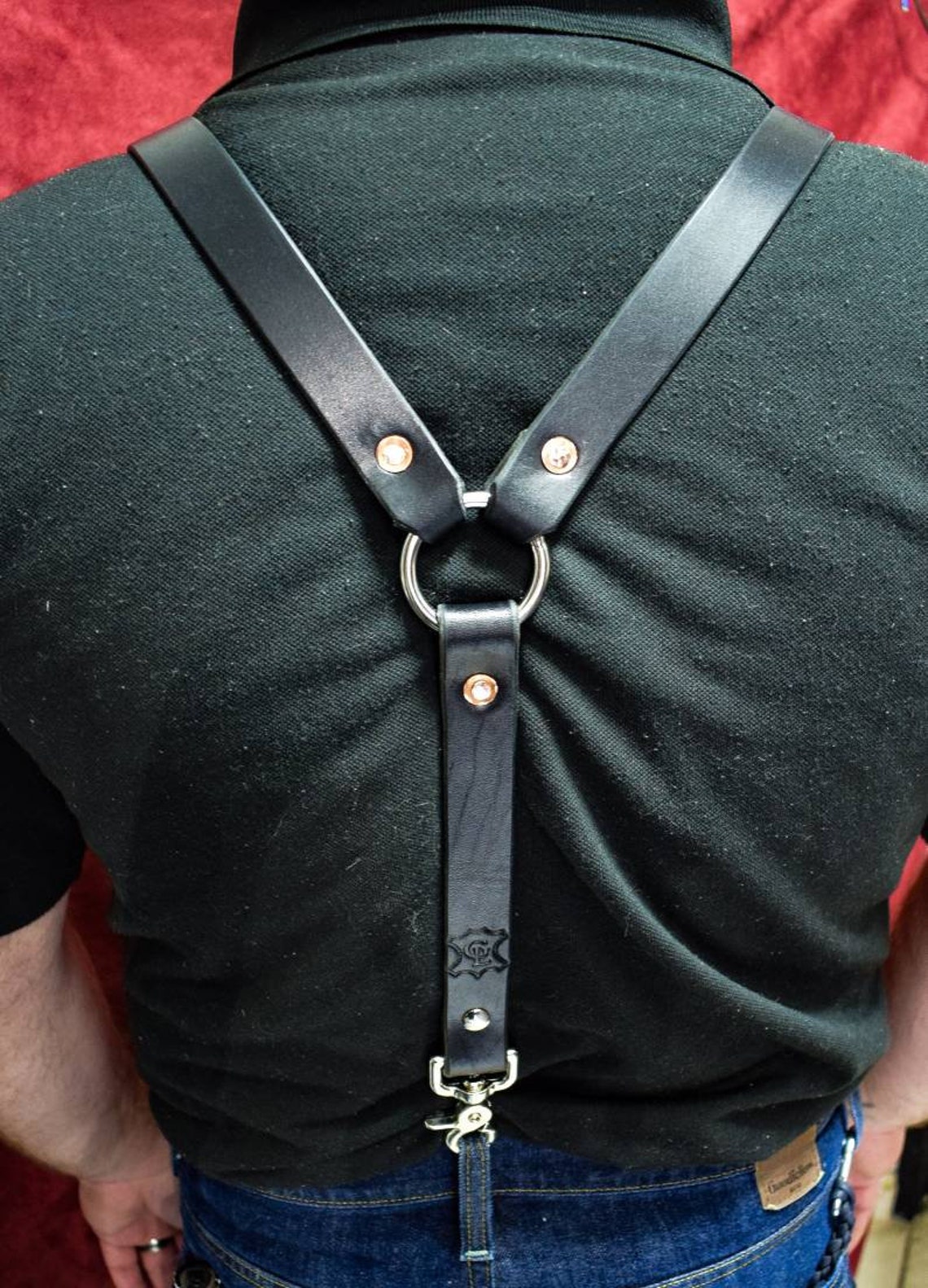 Handmade Leather Suspenders Etsy