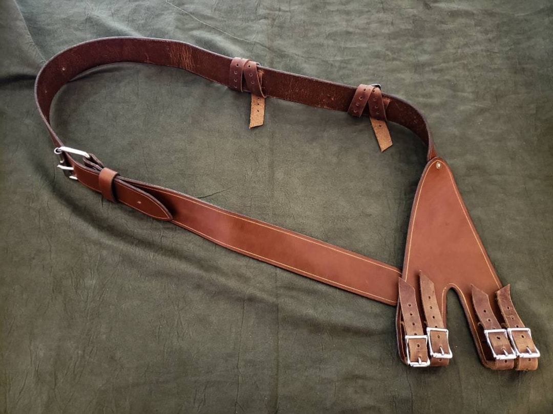 The Operator Gunbelt with Cobra Buckle - Grommet's Leathercraft