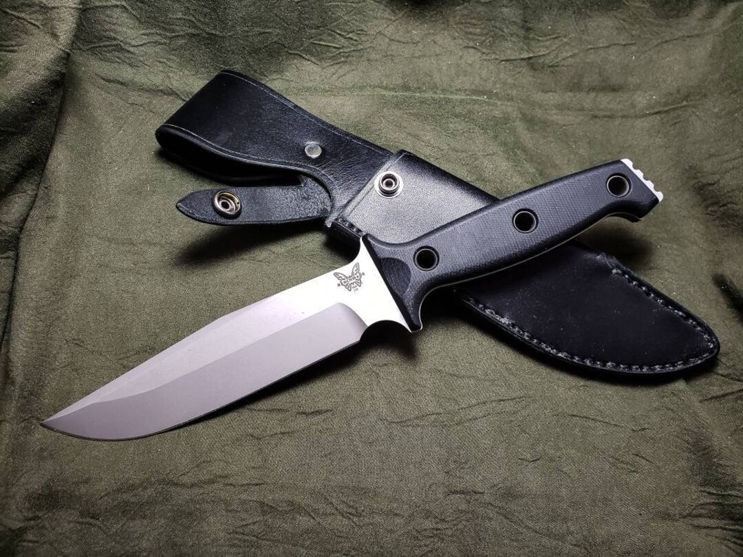 ハイパーナイフ　韓国製 Benchmade Arvensis Leather Sheath - Etsy