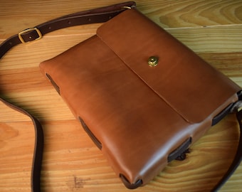 Handmade Leather Expedition Satchel