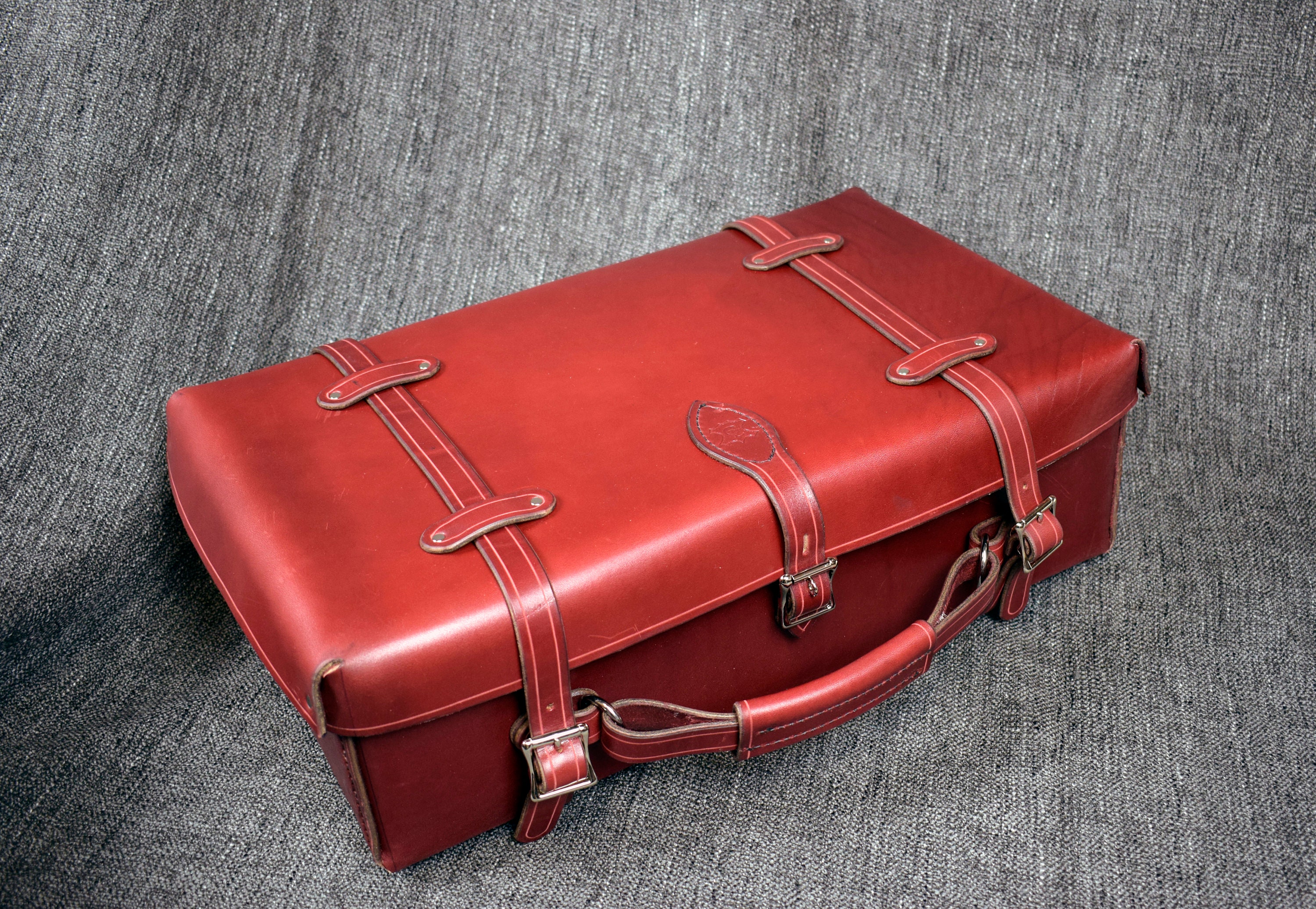 Handmade Leather Suitcase
