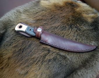 Handmade Leather Sheath for the Benchmade Meatcrafter