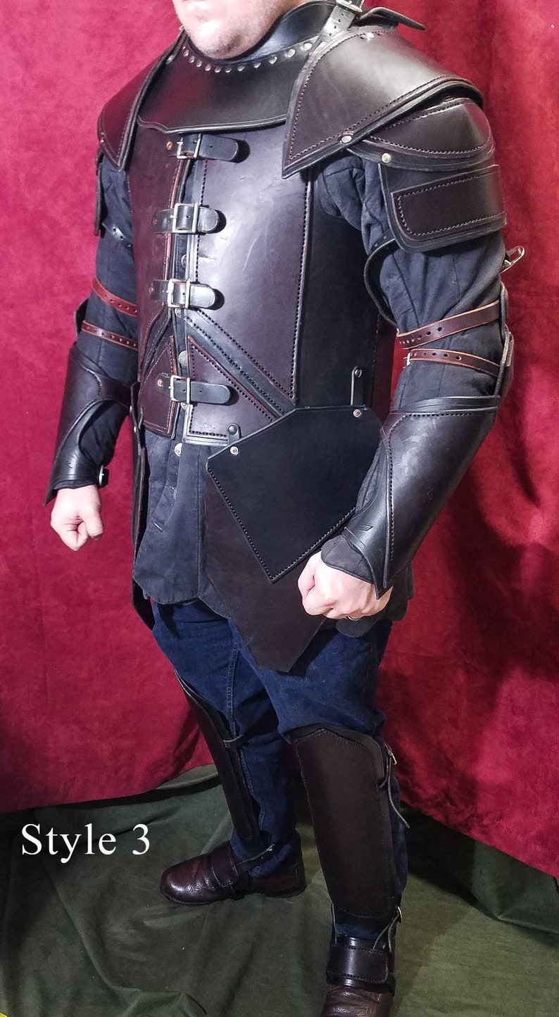Full Suit of Handmade Leather Armor Etsy