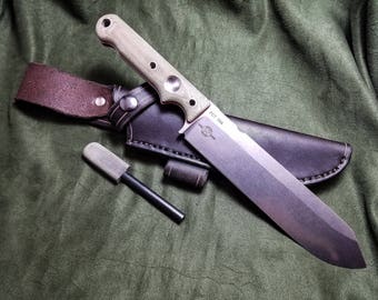 Handmade Leather Sheath for the White River Knives Firecraft 4/5/7