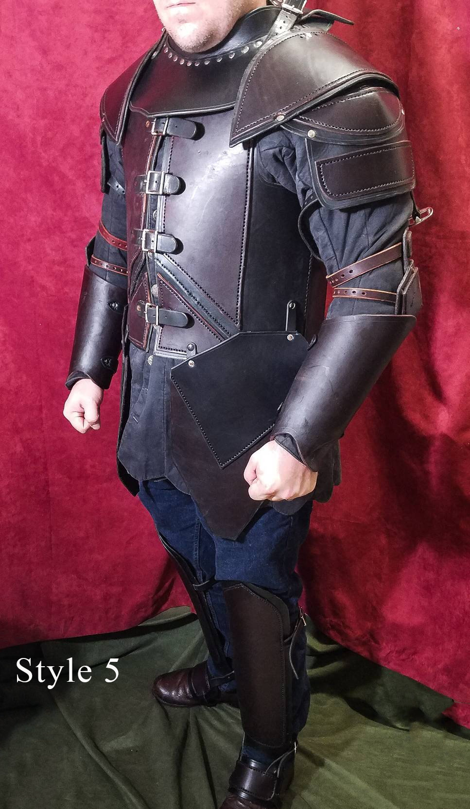 Full Suit of Handmade Leather Armor