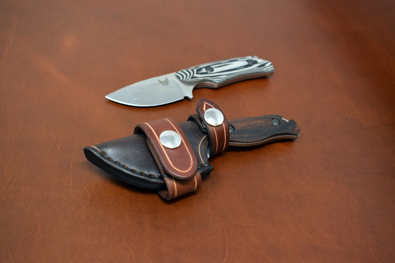 Leather Scout Sheath for the Benchmade Hidden Canyon Hunter Etsy