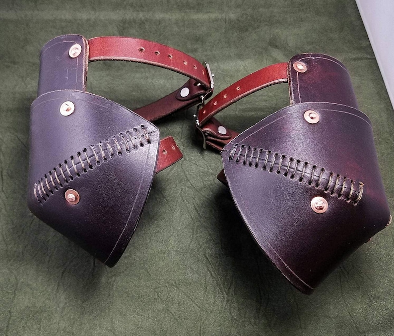 Leather Elbow Armor. Etsy