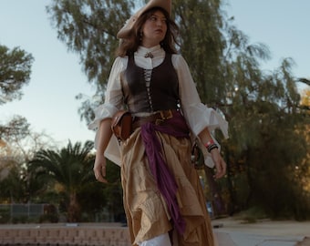 Deerskin Leather Bodice