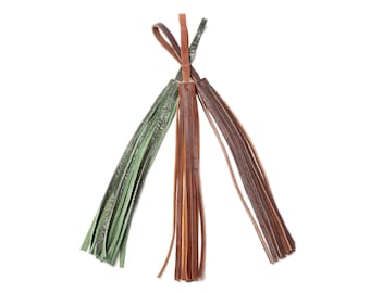 Bison leather Tassel